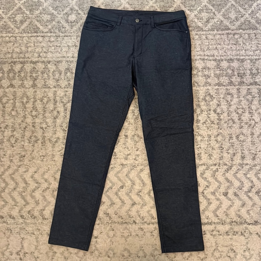 Lululemon Mens ABC Pant Denim Blue